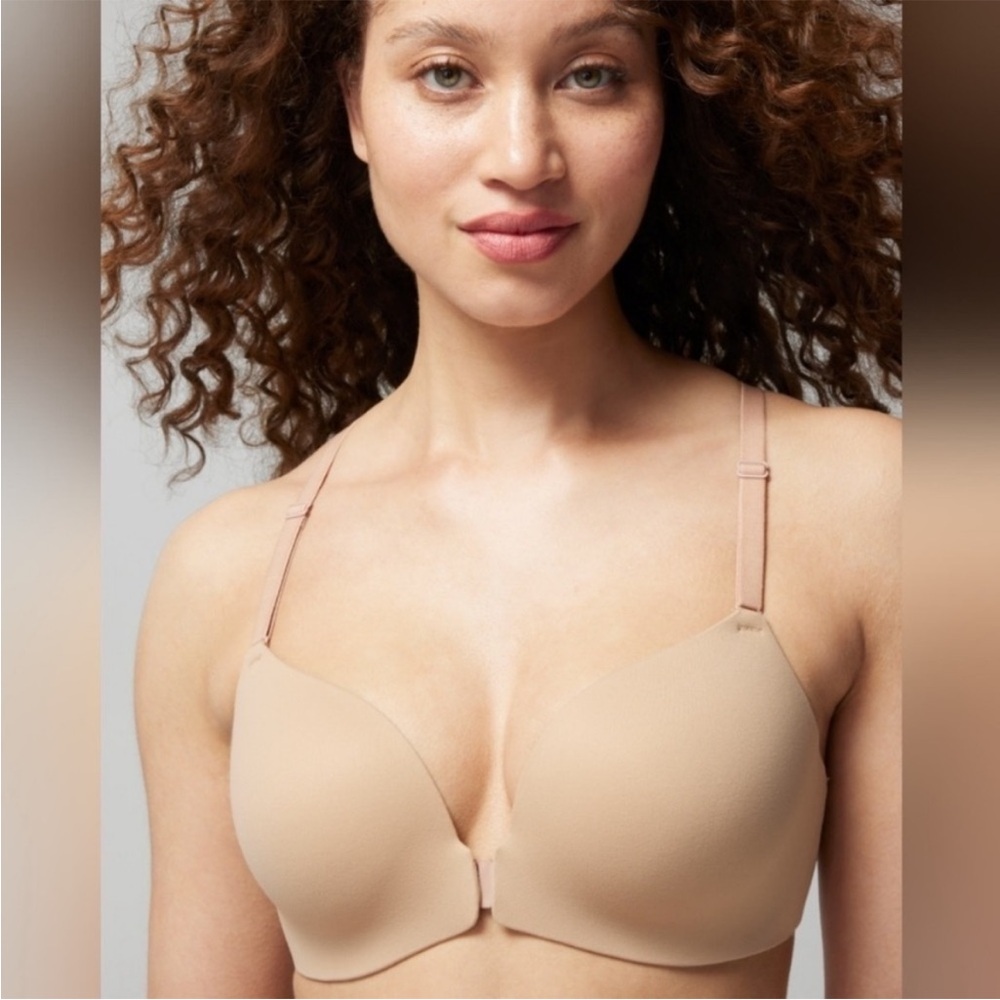 Soma Enbliss Front-Close Racerback Bra Warm Amber Size 36 D NWT